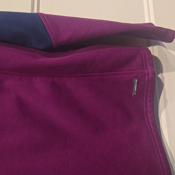 Champion power train duo fold warm ctrl purple blue size medium EUC zip Up - Picture 7 of 9